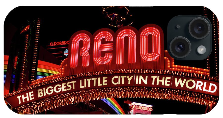 Reno iPhone Case featuring the photograph Reno Nevada by Mountain Dreams