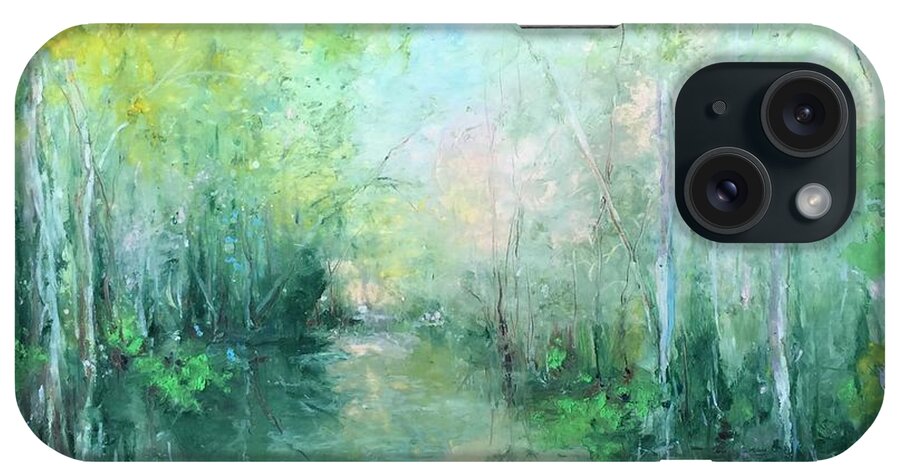  iPhone Case featuring the painting Reoccurring Dream by Robin Miller-Bookhout