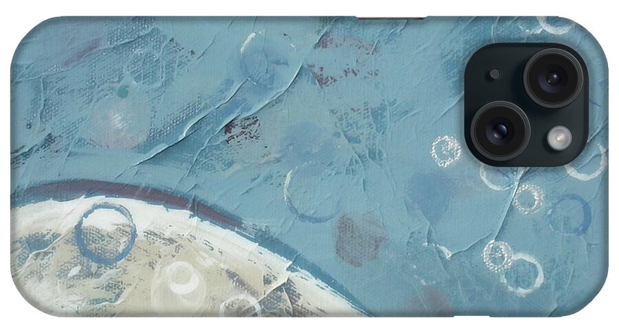 Abstract iPhone Case featuring the painting Rest by Kristen Abrahamson