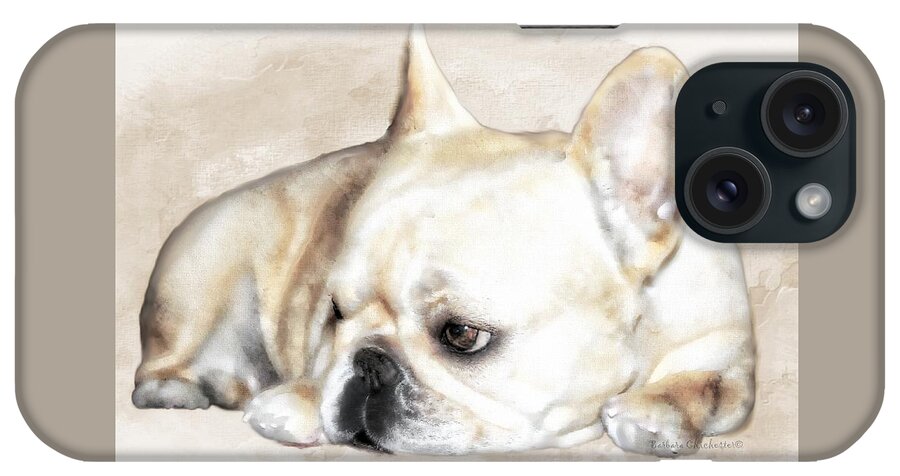 Resting Awareness iPhone Case featuring the painting Resting Awareness by Barbara Chichester