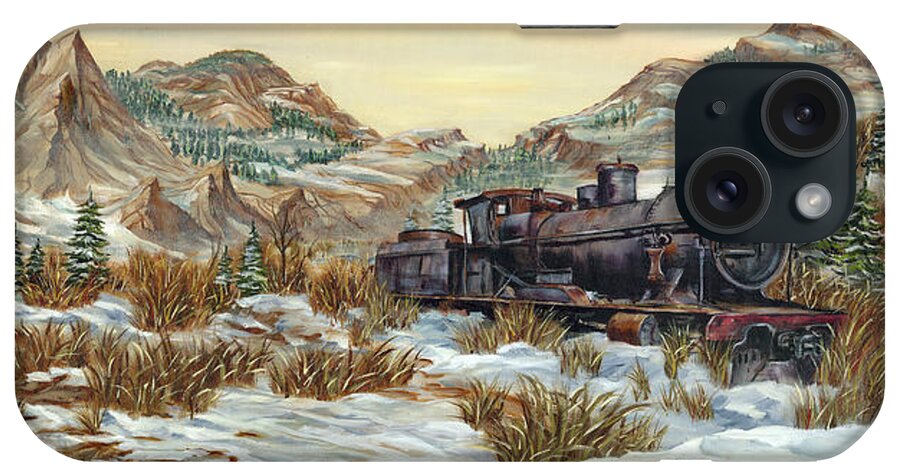 Wild Life iPhone Case featuring the painting Resting Place by Jim Olheiser