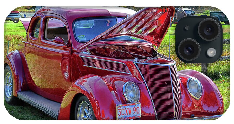 Restored iPhone Case featuring the photograph Restored 1937 Ford by Mike Martin