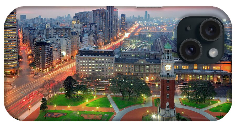 Buenos Aires iPhone Case featuring the photograph Retiro Buenos Aires by Bernardo Galmarini