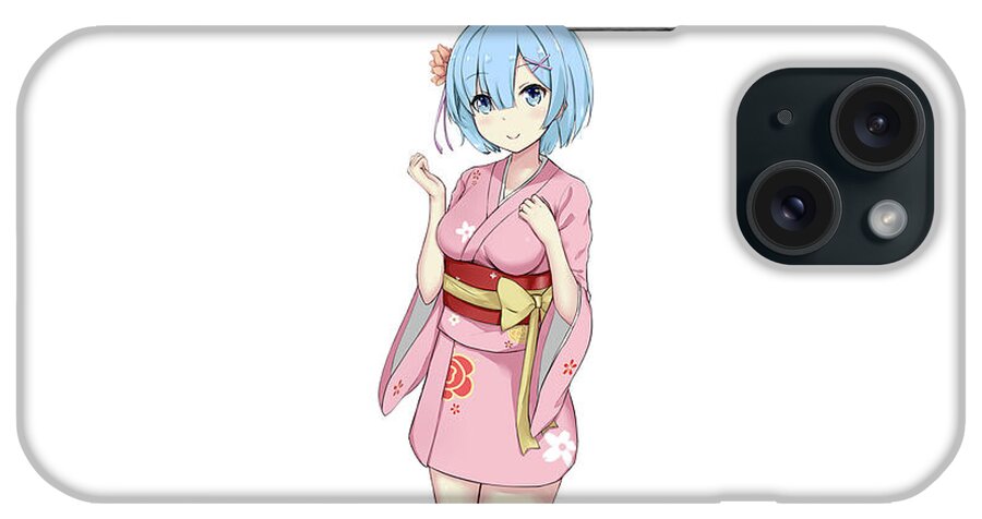Rezero -starting Life In Another World- iPhone Case featuring the digital art ReZERO -Starting Life in Another World- by Maye Loeser