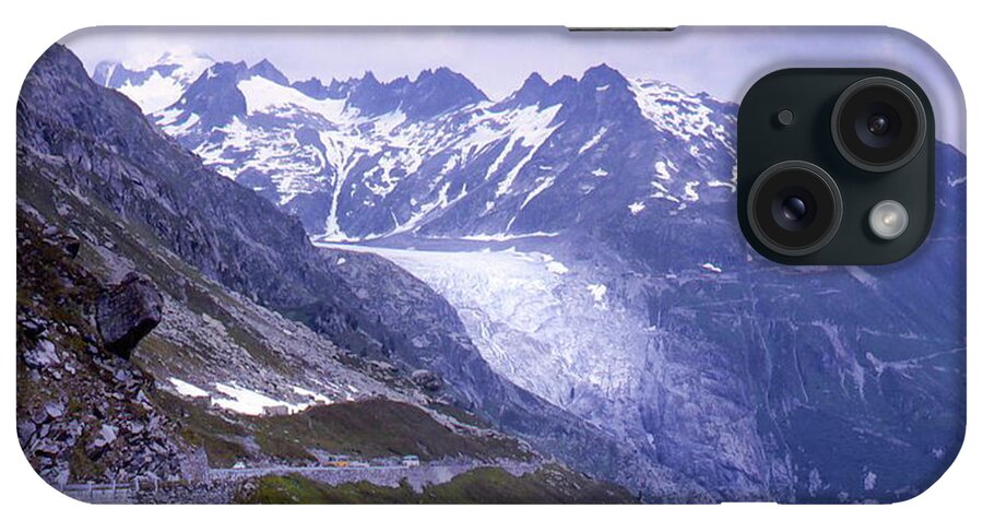 Rhone iPhone Case featuring the photograph Rhone Glacier, Switzerland by Richard Goldman