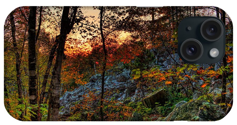 Autumn iPhone Case featuring the photograph Rib Mountain State Park Fall Sunset by Dale Kauzlaric