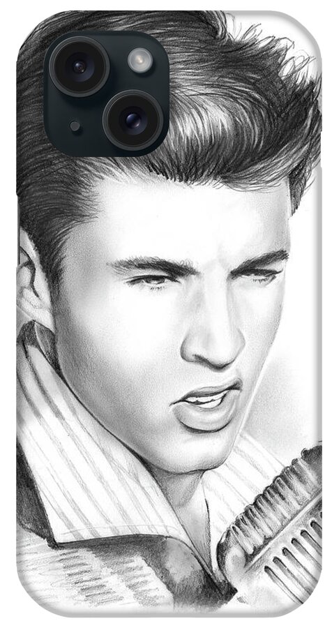 Ricky Nelson iPhone Case featuring the drawing Ricky Nelson by Greg Joens