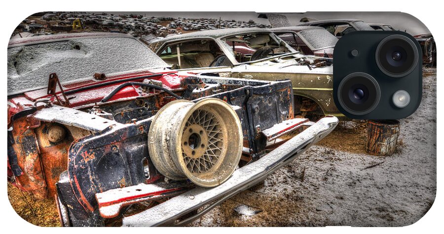 Salvage Yard iPhone Case featuring the photograph Rim Shot by Craig Incardone