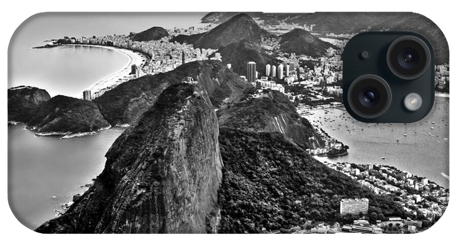 Copacabana iPhone Case featuring the photograph Rio de Janeiro - Sugar Loaf, Corcovado and Baia de Guanabara by Carlos Alkmin