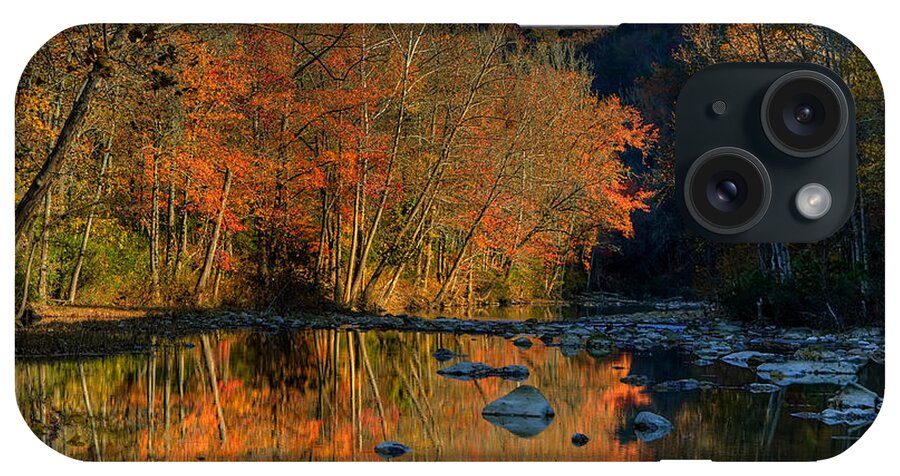 Ponca iPhone Case featuring the photograph River Reflection Buffalo National River at Ponca by Michael Dougherty