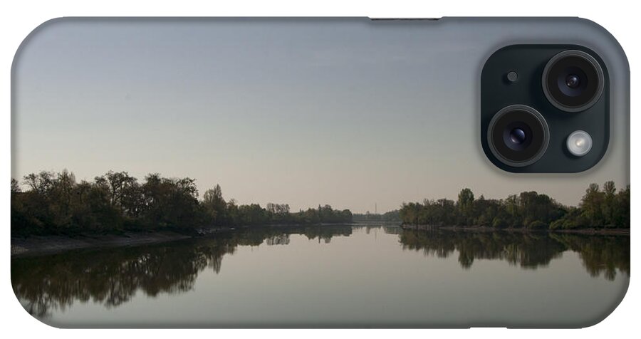 River Reflections iPhone Case featuring the photograph River Reflections by Victoria Harrington