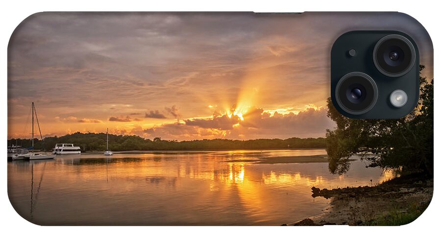 Sunrise iPhone Case featuring the photograph River Retreat by Catherine Reading