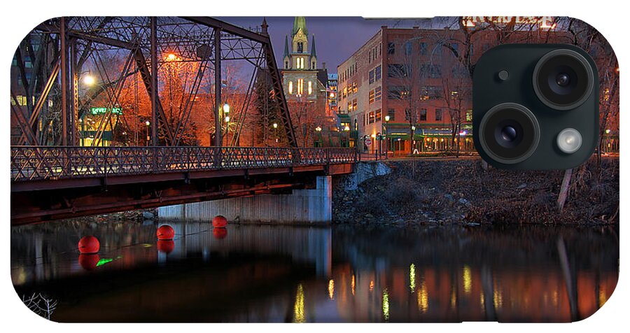 Minneapolis iPhone Case featuring the photograph Riverplace Minneapolis Little Europe by Wayne Moran