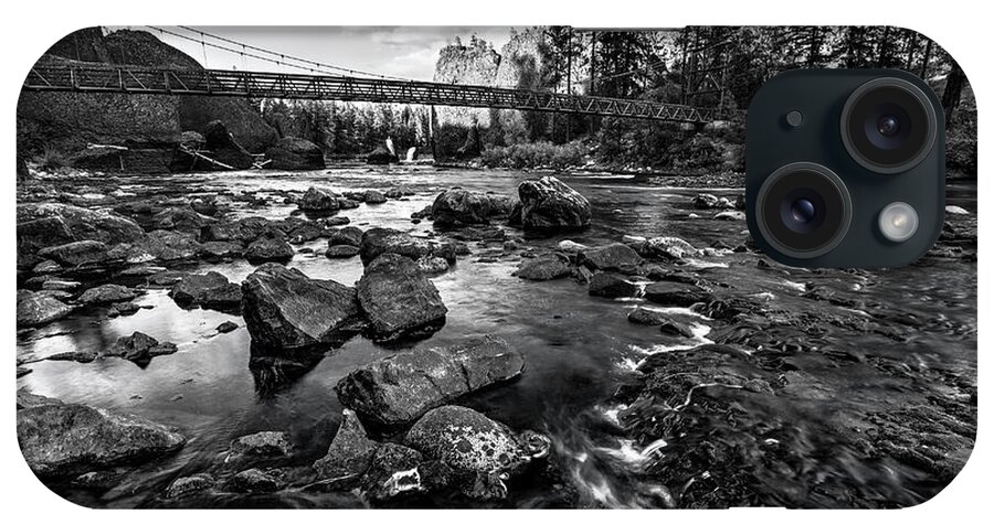 Spokane River iPhone Case featuring the photograph Riverside at Bowl and Pitcher by Mark Kiver