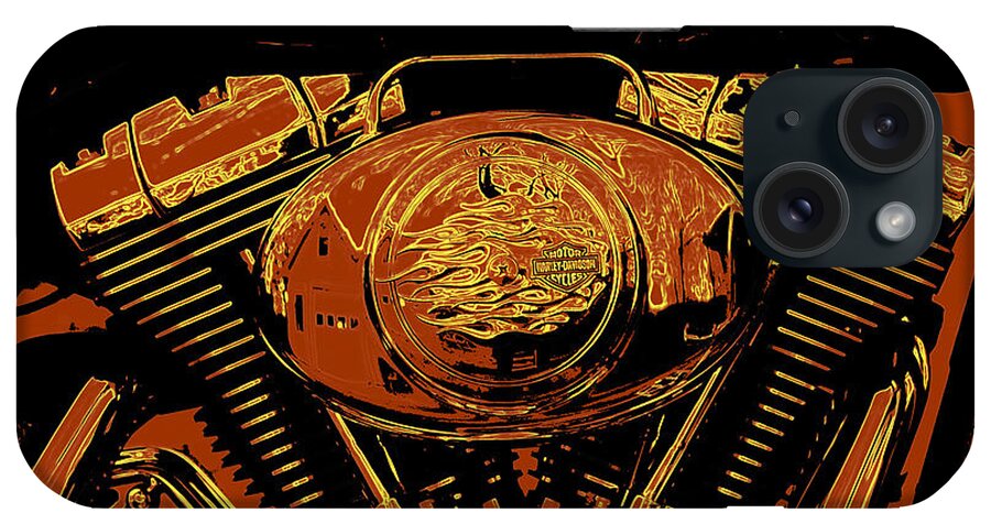 Modern Art iPhone Case featuring the painting Road King by Gary Grayson