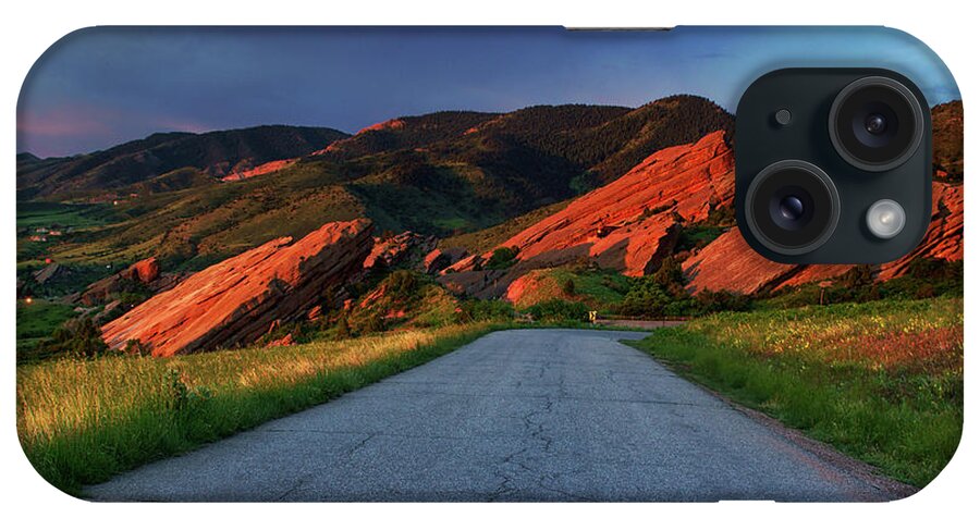 Red Rocks iPhone Case featuring the photograph Road To Light by John De Bord
