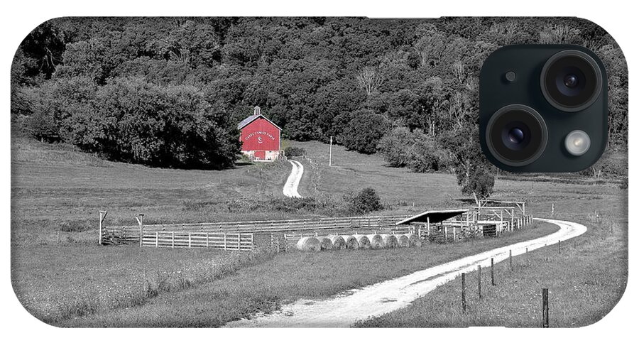 Wisconsin iPhone Case featuring the photograph Road to Red by Andrea Platt