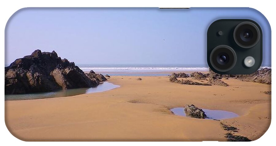Beach iPhone Case featuring the photograph Rock Pools by Richard Brookes