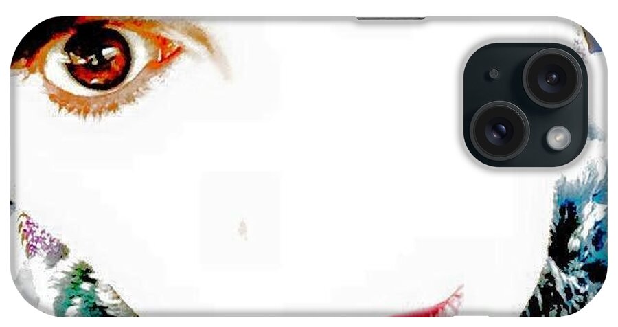 Red Lips iPhone Case featuring the photograph Rock Star by Abbie Loyd Kern