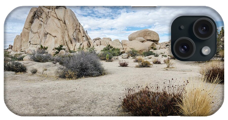 Joshua Tree iPhone Case featuring the photograph Rock Tower No.2 by Margaret Pitcher