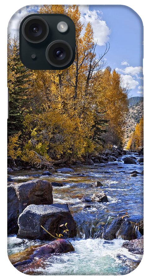 Stream iPhone Case featuring the photograph Rocky Mountain Water by Kelley King