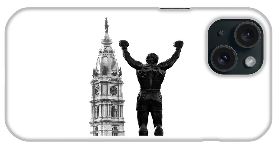 Rocky iPhone Case featuring the photograph Rocky - Philly's Champ by Bill Cannon