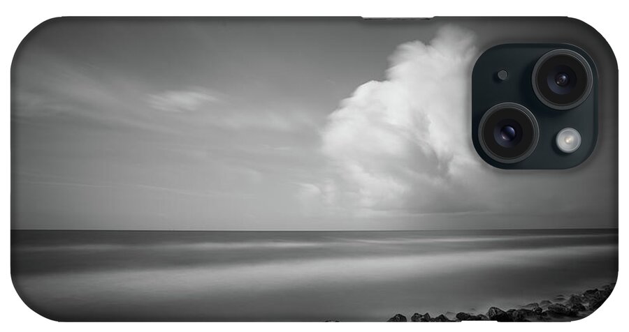 Long Exposure iPhone Case featuring the photograph Rocky Shoreline by Todd Aaron