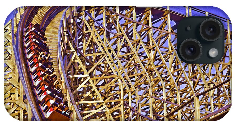 Usa iPhone Case featuring the photograph Roller Coaster by Dennis Cox