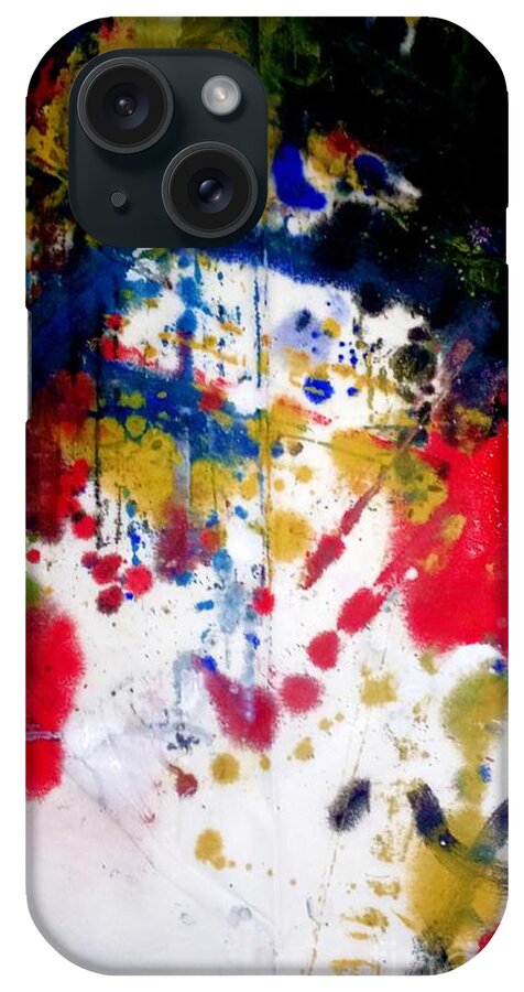 Abstract iPhone Case featuring the painting Romak Abstract by Amy Sorrell