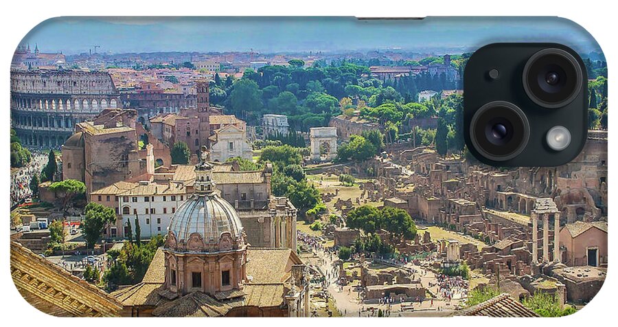 Rome Forum iPhone Case featuring the photograph Rome Forum by Maria Rabinky