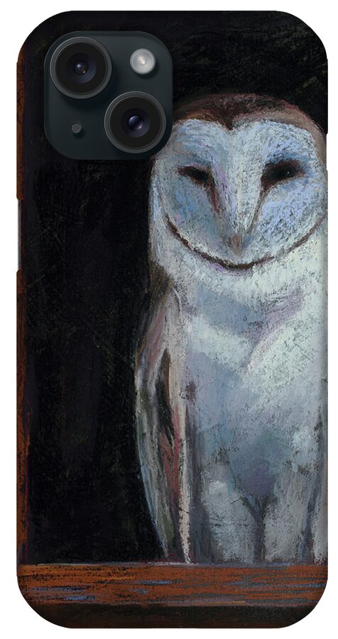 Barn Owl iPhone Case featuring the painting Room with a View by Billie Colson