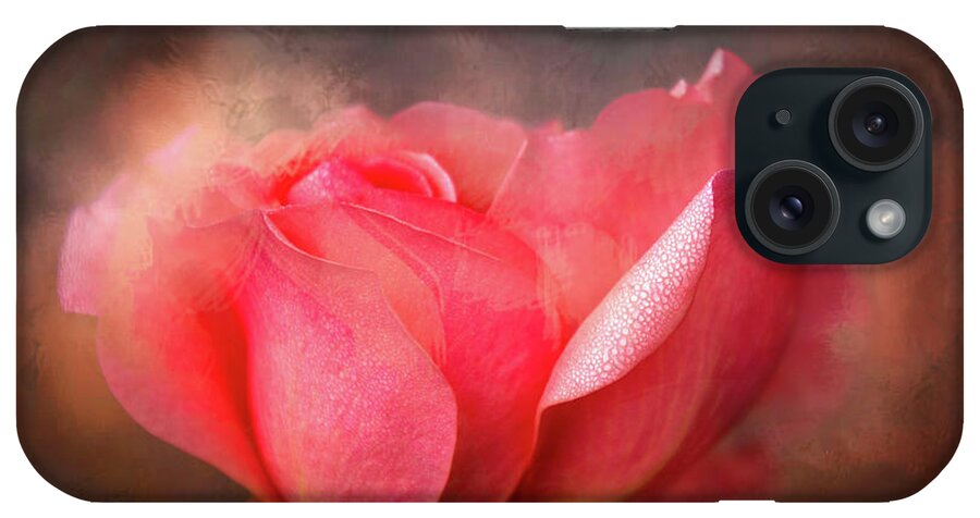 Rose iPhone Case featuring the digital art Rose exploding by Terry Davis