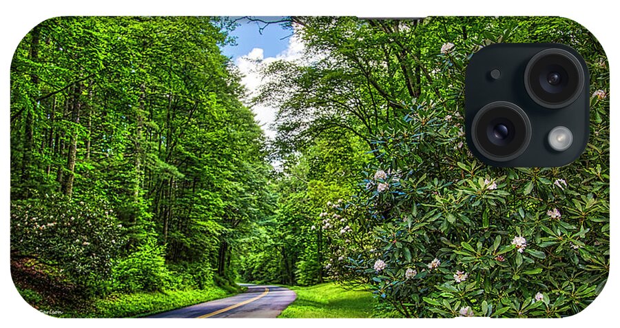 Blue Ridge Parkway iPhone Case featuring the photograph Rosebay Heaven by Dale R Carlson
