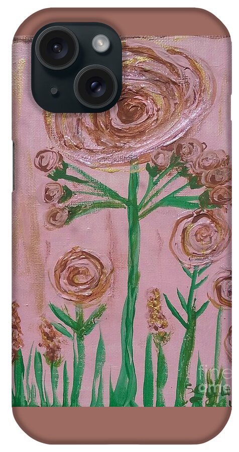 Roses iPhone Case featuring the painting Roses by Seaux-N-Seau Soileau