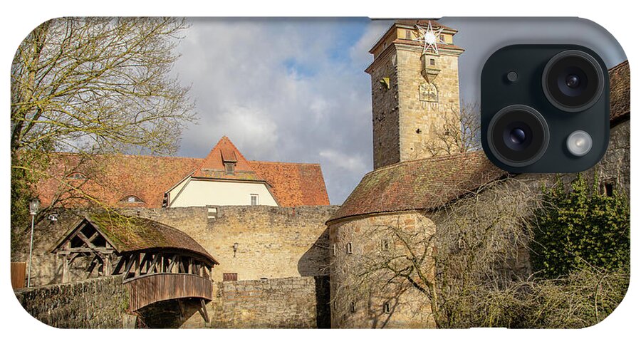 Photosbymch iPhone Case featuring the photograph Rothenburg ob der Tauber from outside by M C Hood