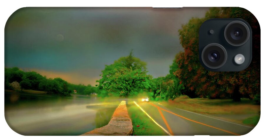 Connecticut Landscape iPhone Case featuring the photograph Round the Bend by Diana Angstadt