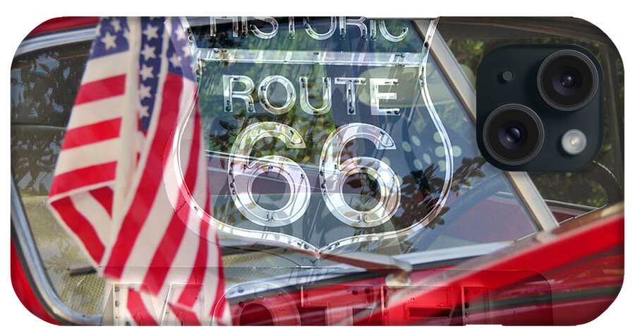 Route 66 Highway iPhone Case featuring the photograph Route 66 the American highway by David Lee Thompson