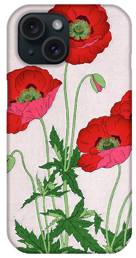 Red iPhone Case featuring the painting Roys Collection 7 by John Gholson