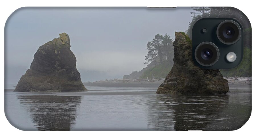 Beach iPhone Case featuring the photograph Ruby Beach Reflections by Tikvah's Hope