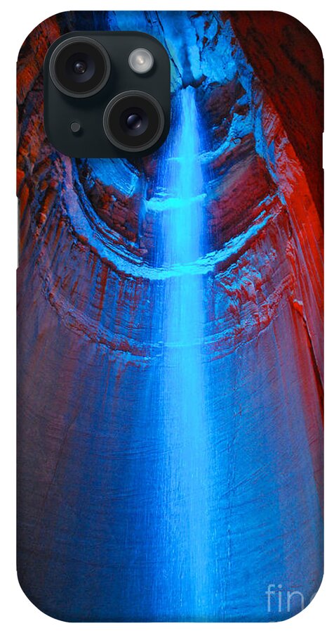 Ruby Falls Waterfall iPhone Case featuring the photograph Ruby Falls Waterfall 3 by Mark Dodd