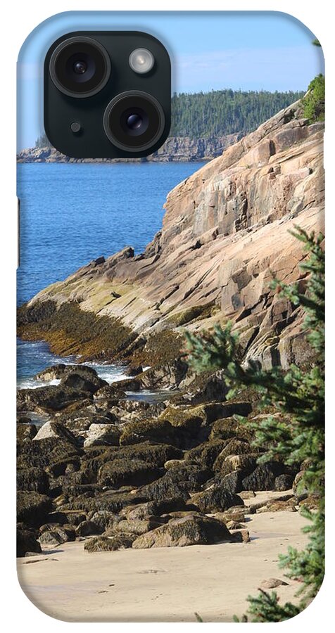 Acadia National Park iPhone Case featuring the photograph Rugged Coastline by Living Color Photography Lorraine Lynch