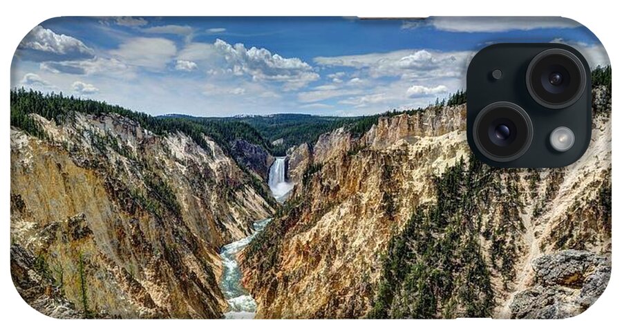 Yellowstone iPhone Case featuring the photograph Rugged Lower Yellowstone by John Kelly