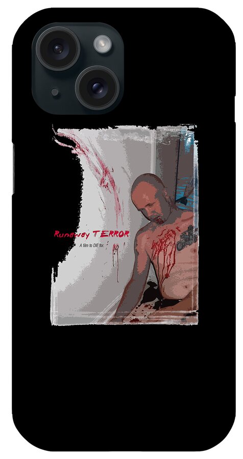 Movie iPhone Case featuring the digital art Runaway Terror 2 by Mark Baranowski