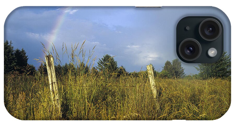 Astoria iPhone Case featuring the photograph Rural Rainbow by Robert Potts