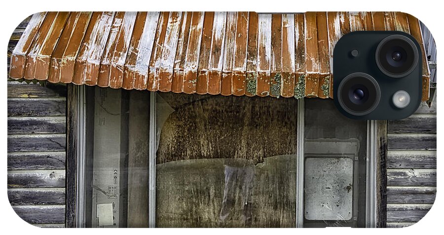 Rust iPhone Case featuring the photograph Rusty Window Awning by Walt Foegelle