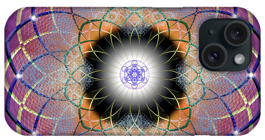 Endre iPhone Case featuring the photograph Sacred Geometry 668 by Endre Balogh