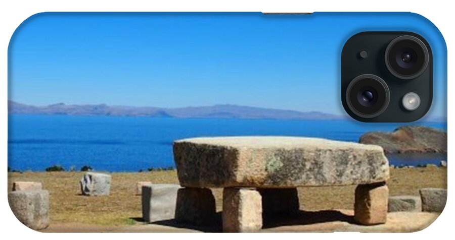 Travel iPhone Case featuring the photograph Sacrificial Stone Table On The Island by Dante Harker