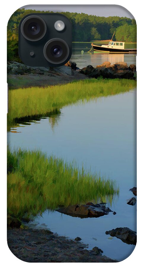 New England iPhone Case featuring the photograph Safe Harbor in New Castle by David Thompsen