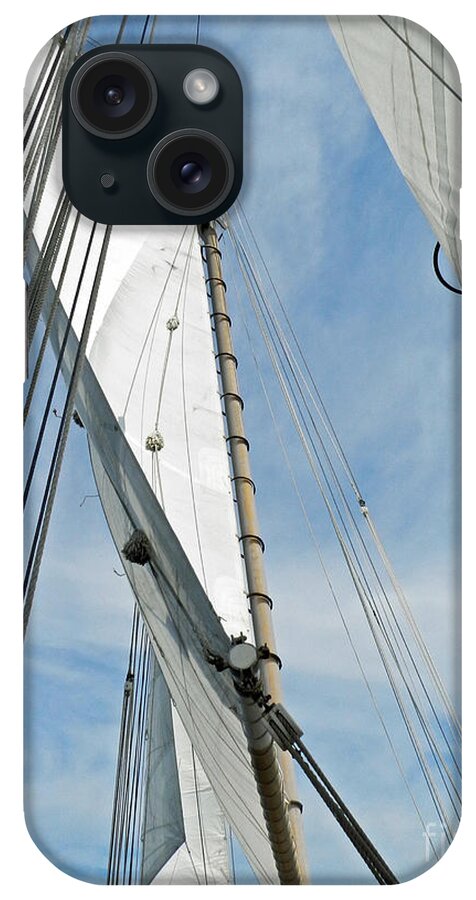 Sailboat iPhone Case featuring the photograph Sail Away by Deborah Ferree