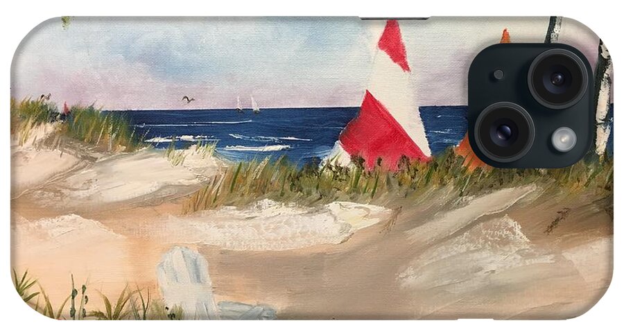 Ocean iPhone Case featuring the painting Sailing Along by David Bartsch